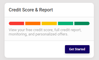 Click Get Started with SavvyMoney