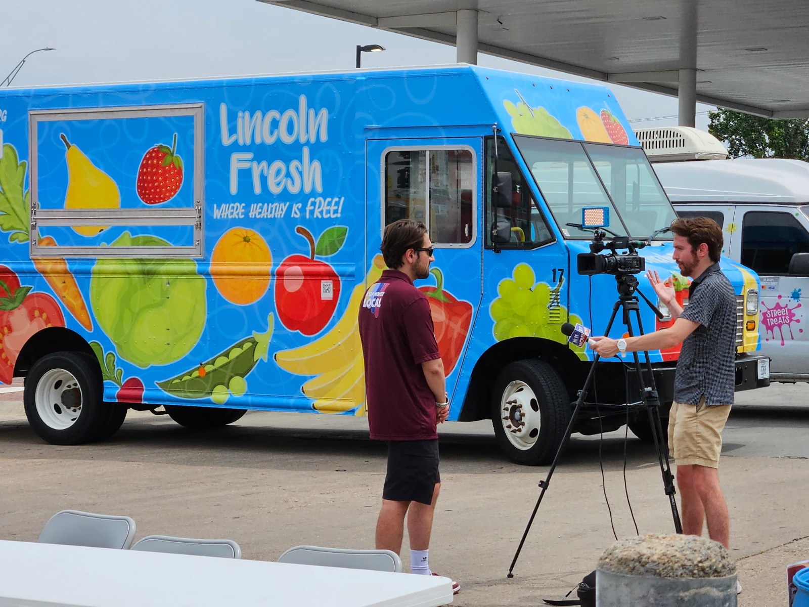 LincOne at Food Truck Fest 2024 Image of truck in lot during interview